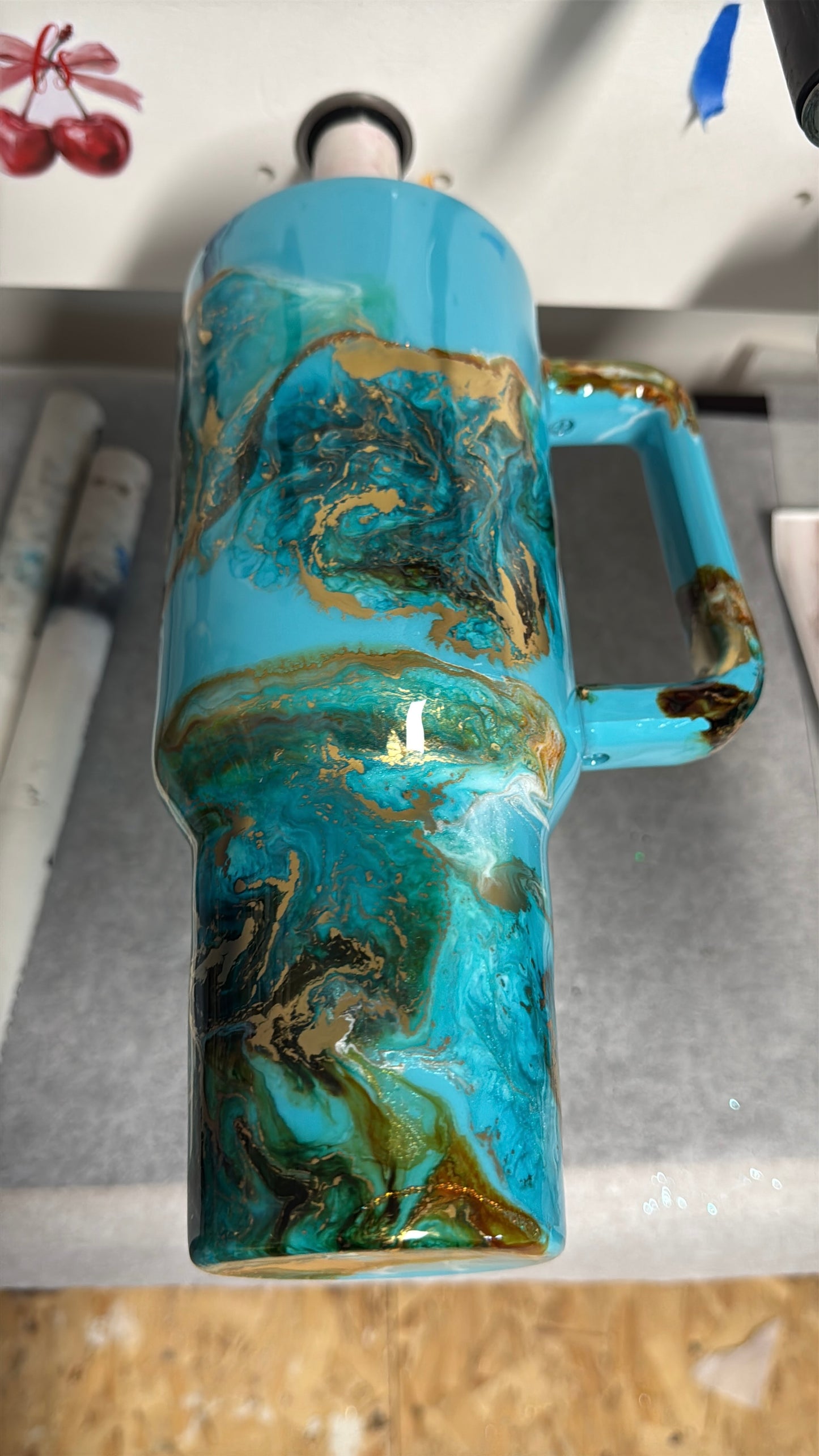 40oz teal vibes!