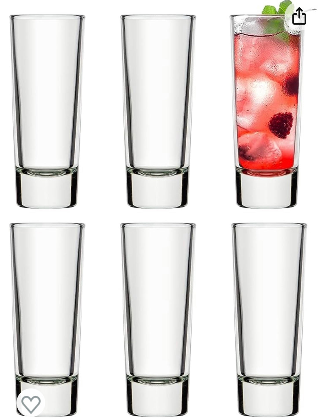 2 oz shot glasses (for decals)